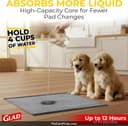 Glad for Pets Black Charcoal Puppy Pads thumbnail 3