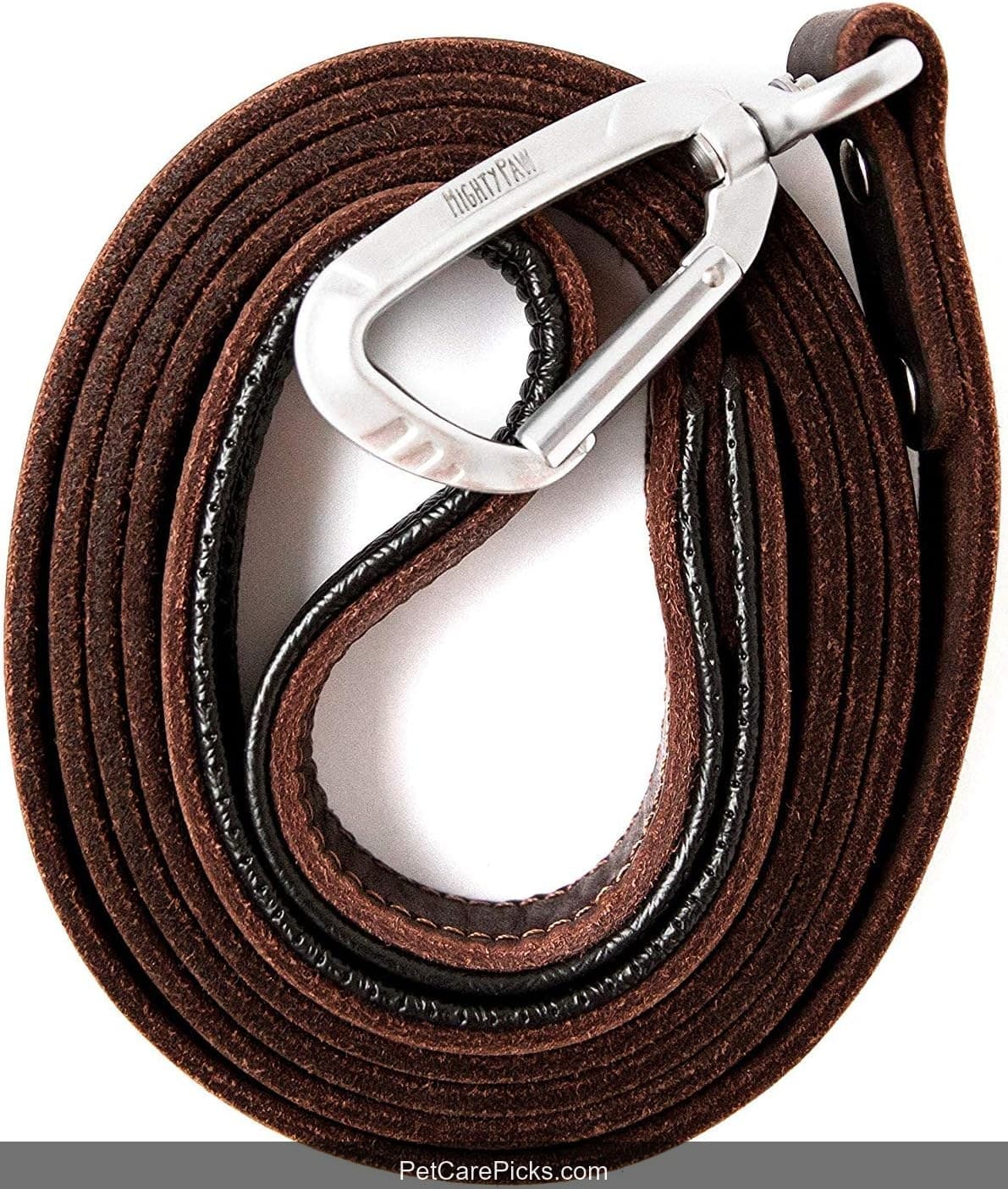 Mighty Paw Leather Dog Leash - Image 1