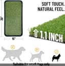 Ottomanson Artificial Grass Pad thumbnail 5