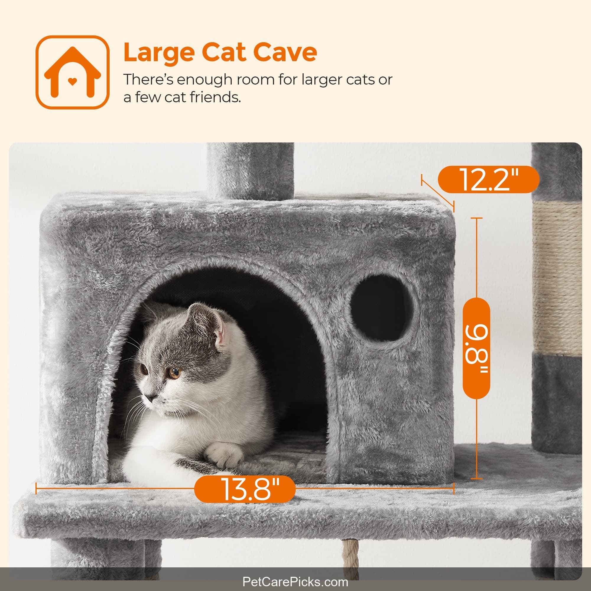 Feandrea Cat Tree 56" - Image 1