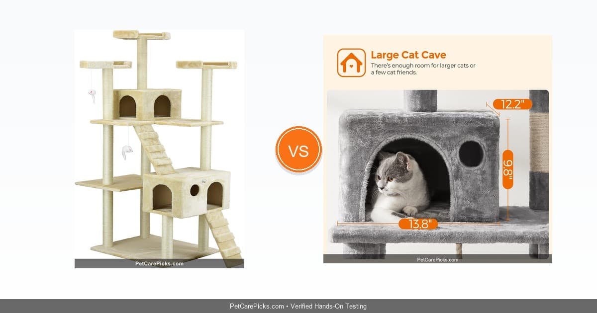 Best Cat Tree Compared 2026 - Top 5 Cat Towers for Climbing & Scratching