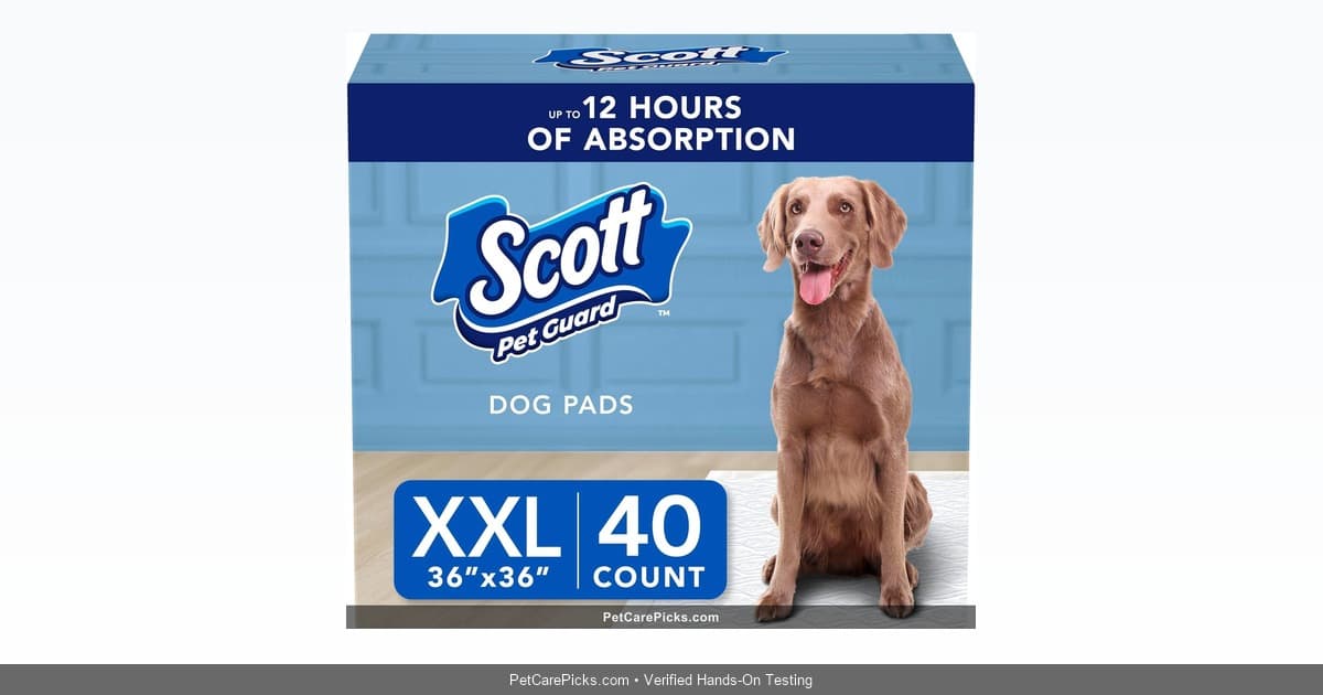Scott Pet Guard Dog Pads Review - Best Large Size Disposable