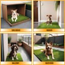 Ottomanson Artificial Grass Puppy Potty Training Pad thumbnail 3