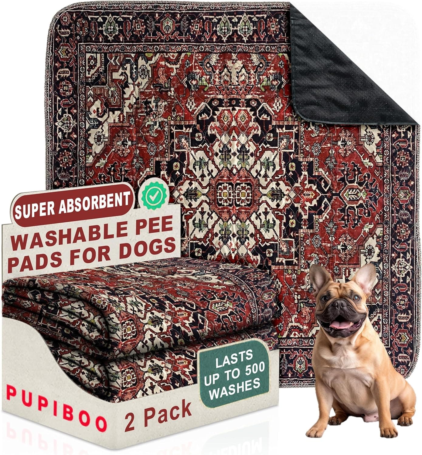 PUPIBOO Washable Pee Pads for Dogs - Image 1