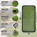 Ottomanson Artificial Grass Puppy Potty Training Pad thumbnail 2