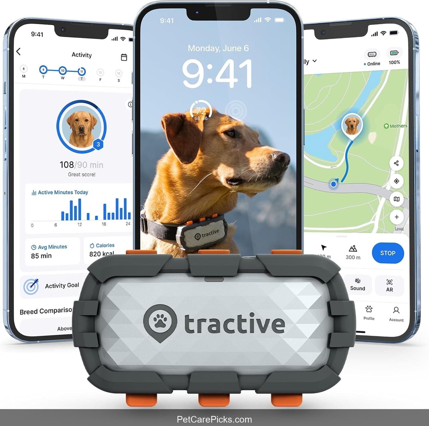 Tractive Waterproof GPS Dog Tracker - Image 1