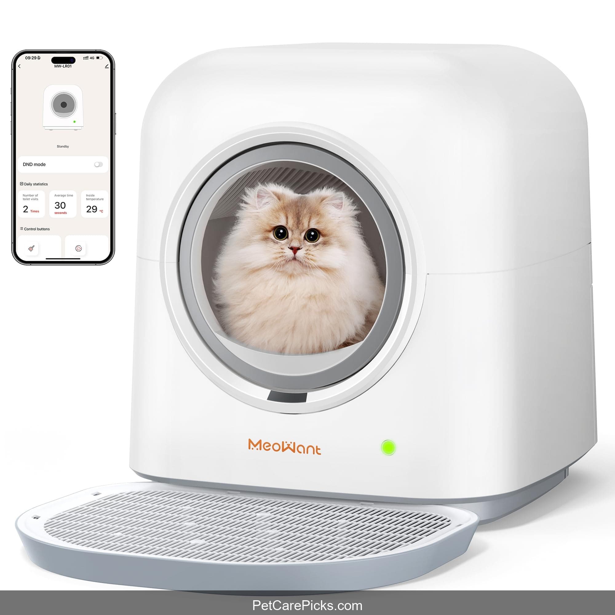 MeoWant Self-Cleaning Cat Litter Box - Image 1