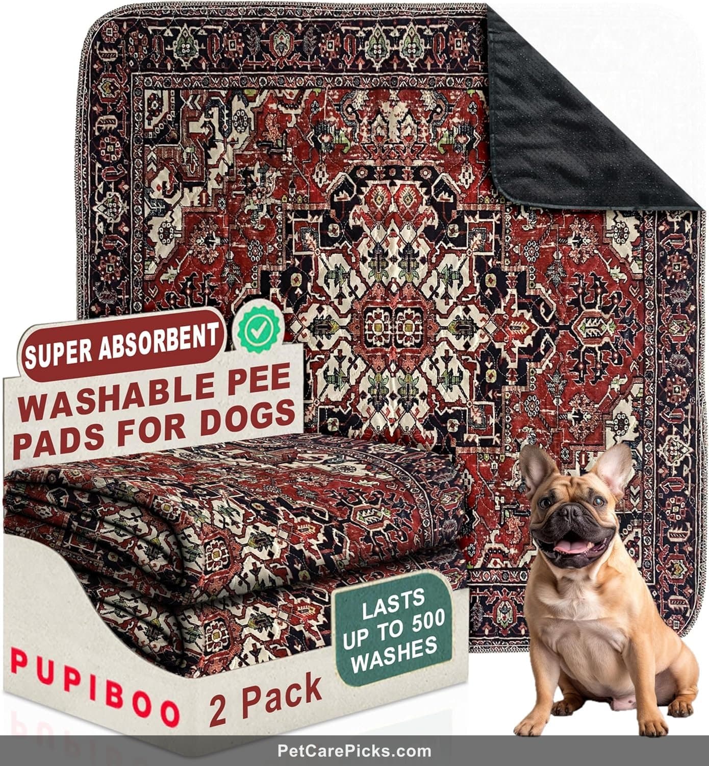 PUPIBOO Washable Pee Pads Review - Stylish Reusable Training Pads