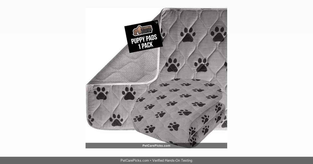 GORILLA GRIP Washable Puppy Pads Review - 8 Months of Real Testing
