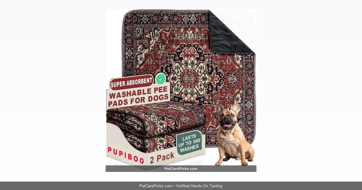PUPIBOO Washable Pee Pads Review - Stylish Reusable Training Pads