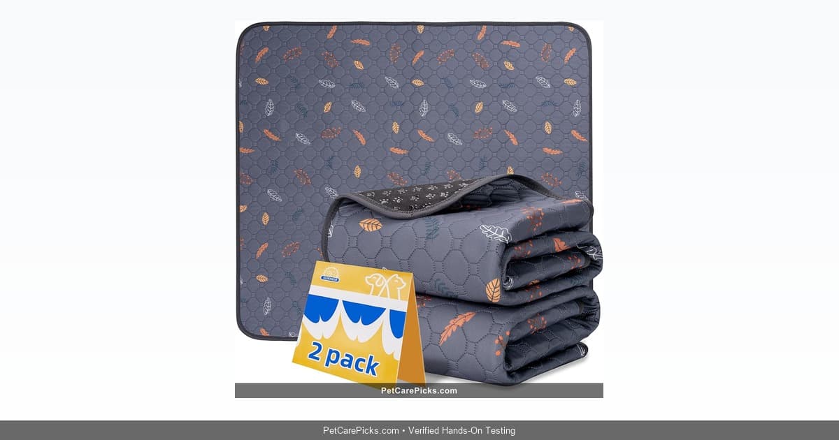 Sunheir Washable Pee Pads Review - Heavy Duty Reusable Option