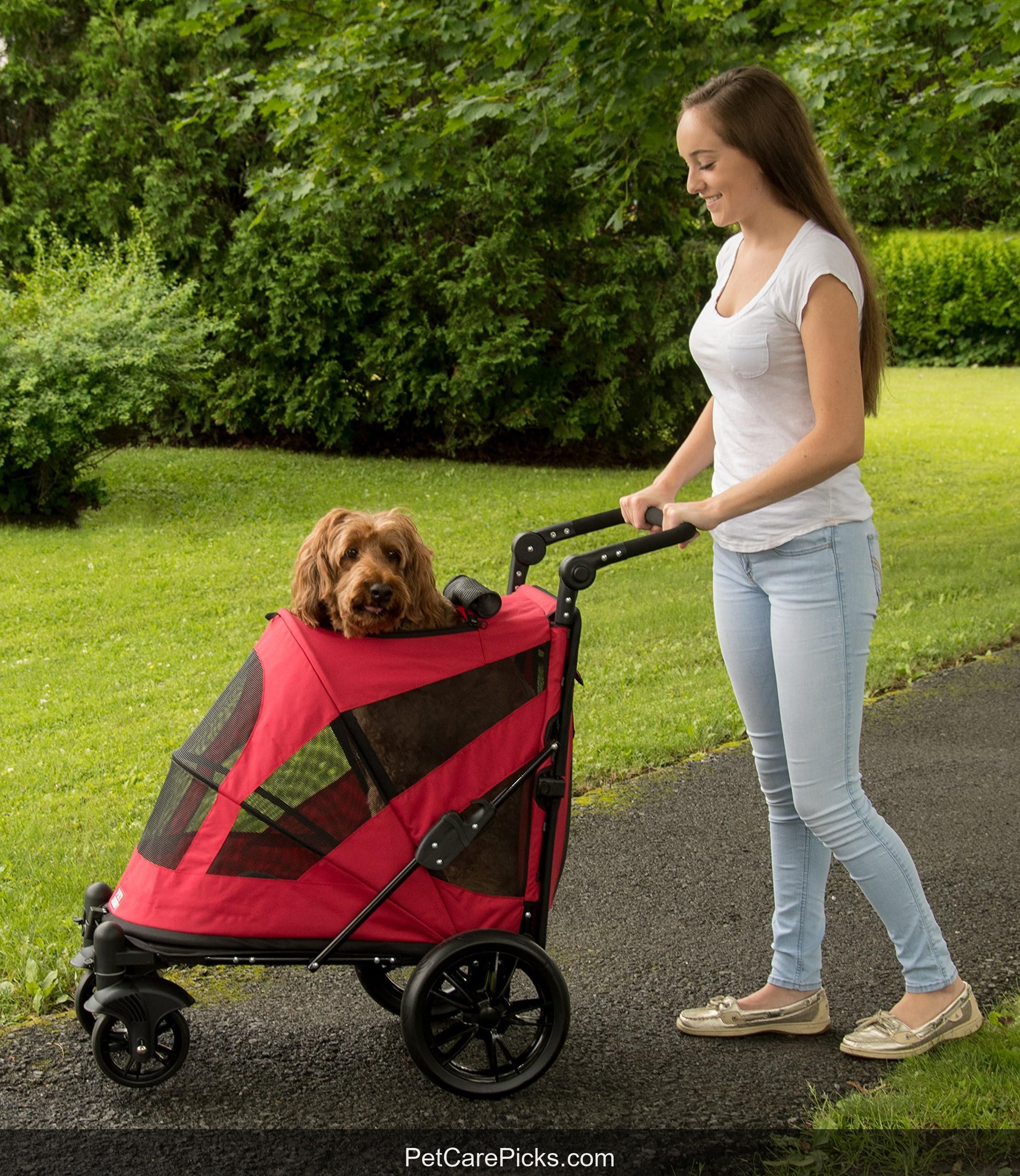 Pet Gear No-Zip Expedition Pet Stroller (150 lbs)