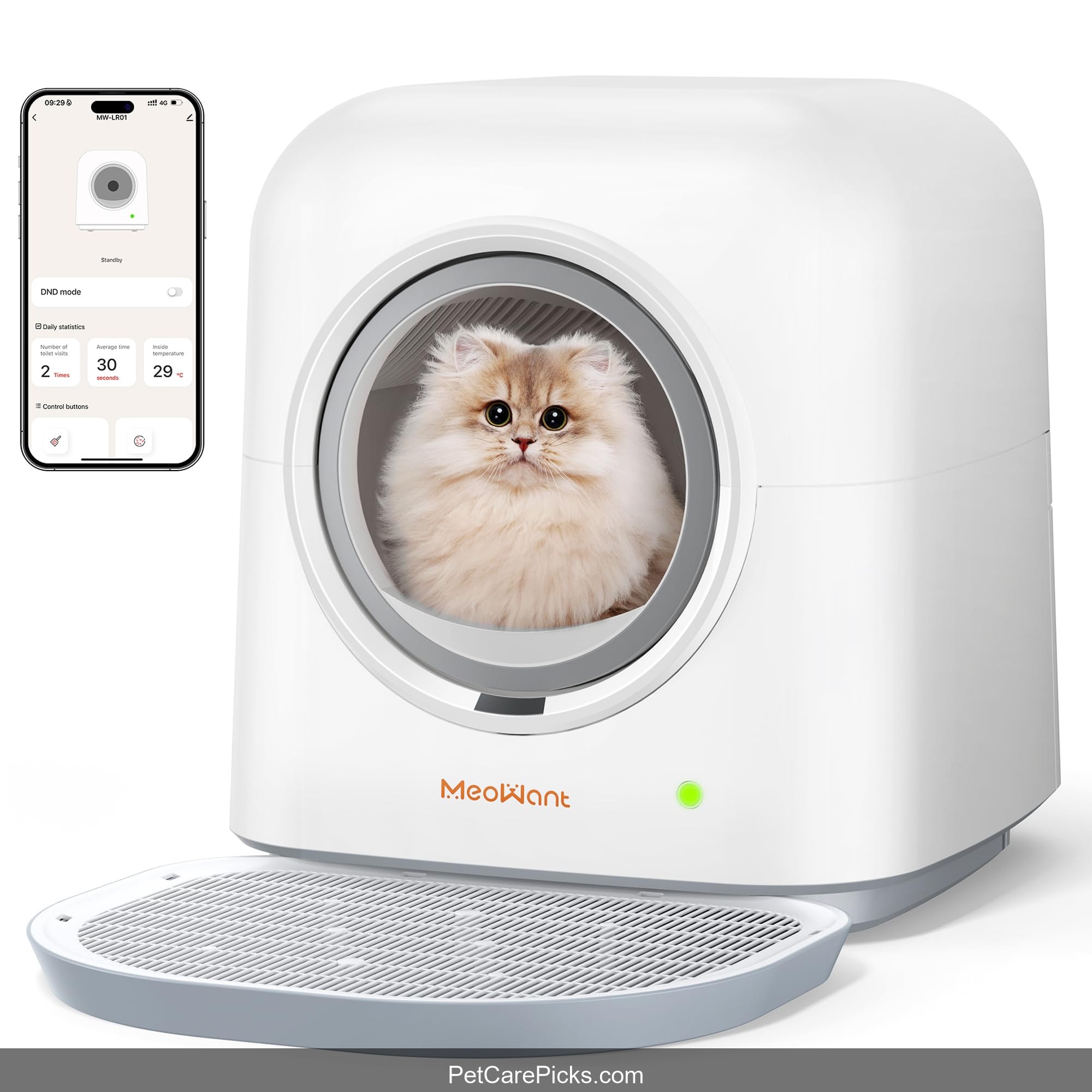 MeoWant Self-Cleaning Cat Litter Box