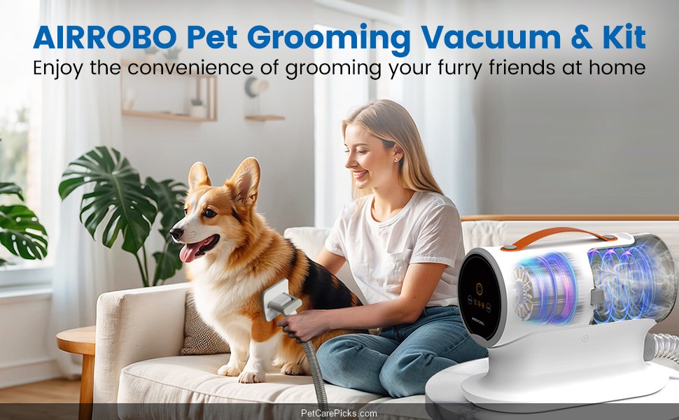 AIRROBO Pet Grooming Vacuum Kit