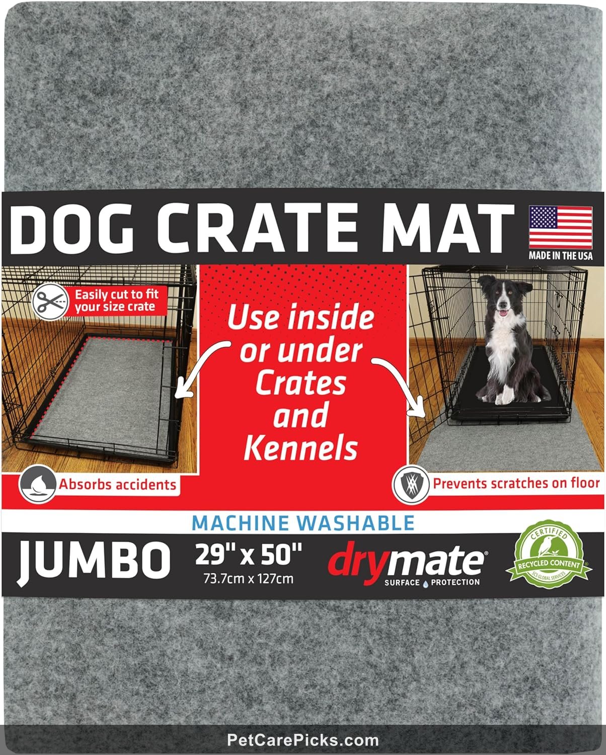Drymate Dog Crate Mat Liner Review - Made in USA Quality